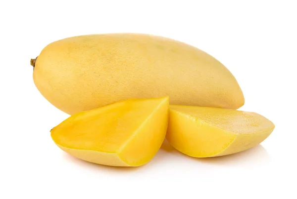 Mango på vit bakgrund — Stockfoto