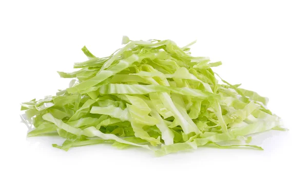 Slice cabbage on white background — Stock Photo, Image