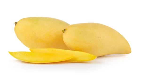 Mango på vit bakgrund — Stockfoto