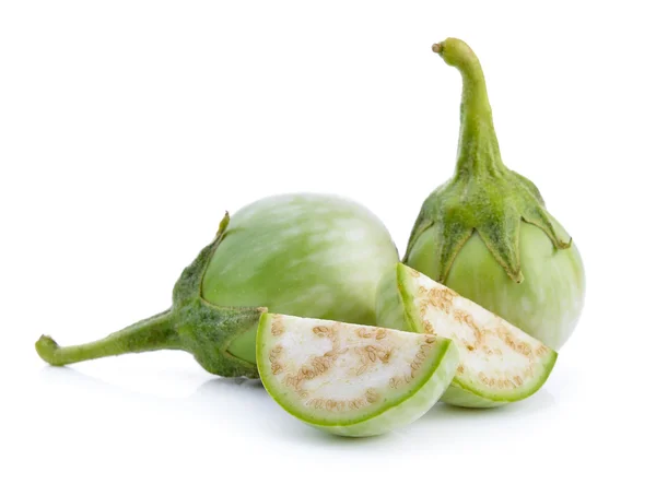 Eggplant on white background — Stock Photo, Image