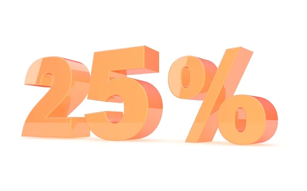 Discount percent off. 3D illustration. — Stock Photo, Image