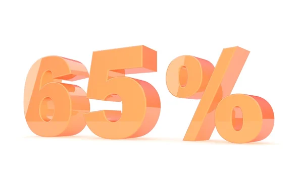 Korting procent af. 3D illustratie. — Stockfoto