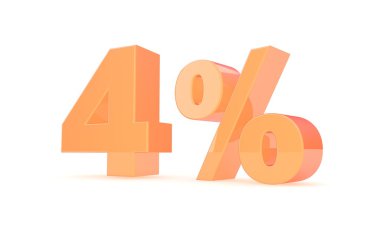 kapalı % indirim. illüstrasyon. 