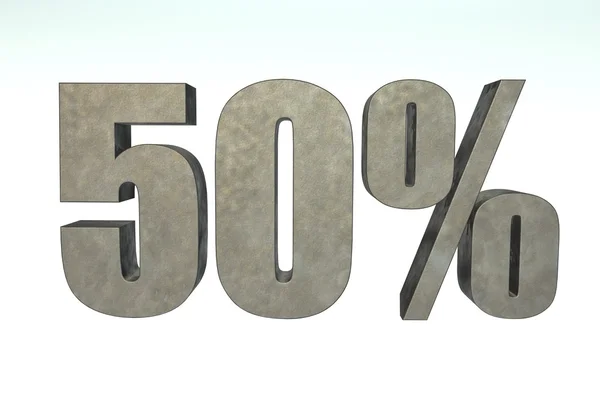Discount percent off. 3D illustration. — Stock Photo, Image