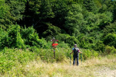 İtalya Bologna Florence, Tuscan-Emilian Apeninlerinde Dei yürüyüşü