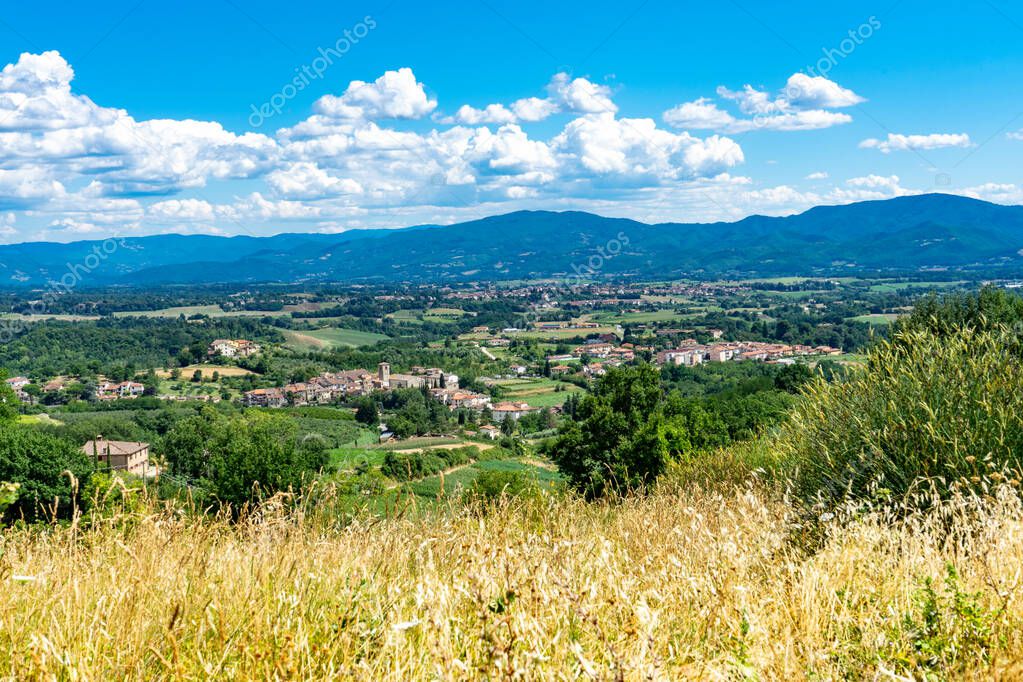 Italia Bolonia Florencia a pie, paseo de Dei trekking en los Apeninos