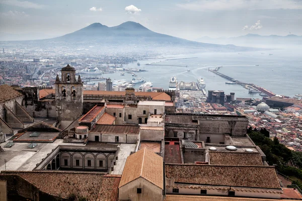 Vesuvio e Golfo di Napoli — Foto Stock