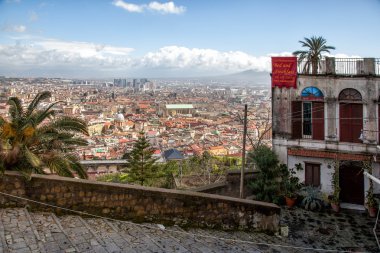 Napoli, peyzaj Saint Martino üzerinden