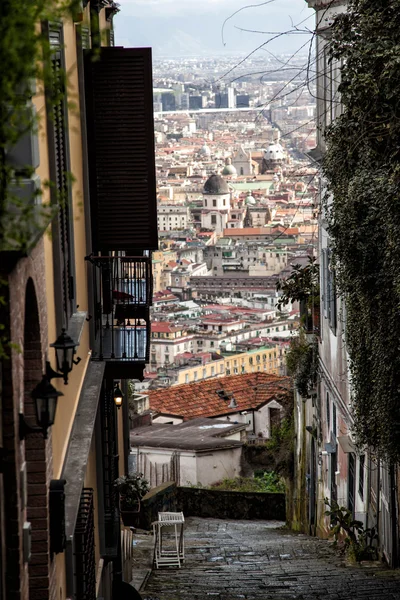 Napoli,  Stairs of Saint Martino — стокове фото