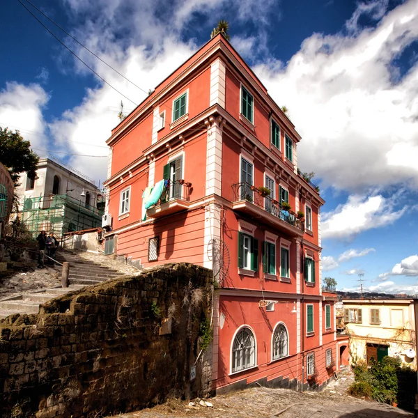 Napoli,  Stairs of Saint Martino — Stock Photo, Image