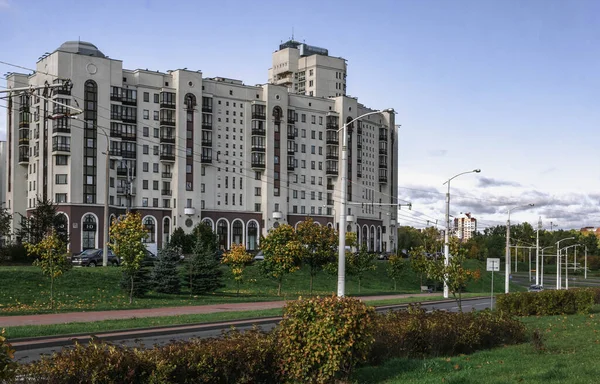 Minsk Octubre Está Lleno Gente Hermoso Tranquilo Limpio — Foto de Stock