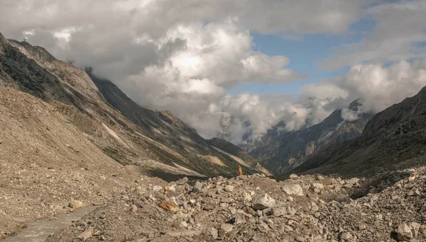 Gangotri Uno Los Principales Lugares Sagrados Hindúes Peregrinación Himalaya Sendero — Foto de Stock