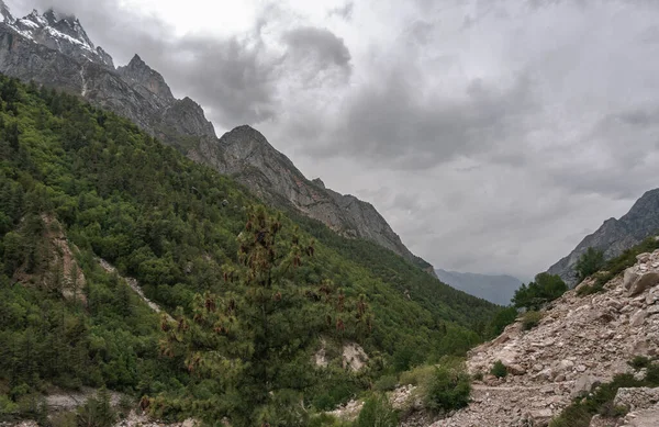 Gangotri Uno Dei Principali Luoghi Sacri Indù Pellegrinaggio Himalaya Sentiero — Foto Stock