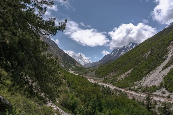 Gangotri Uno Dei Principali Luoghi Sacri Indù Pellegrinaggio Himalaya Sentiero — Foto Stock