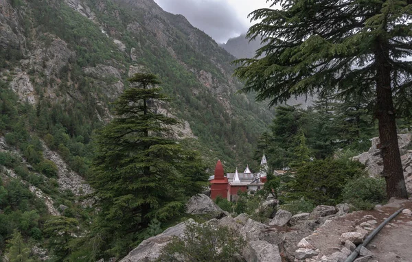 Gangotri Uno Dei Principali Luoghi Sacri Indù Pellegrinaggio Himalaya Sentiero — Foto Stock