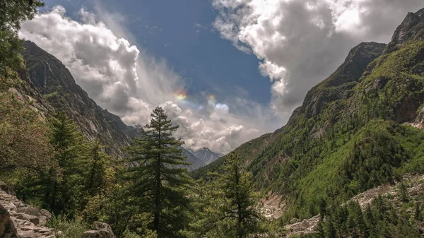 Gangotri Uno Los Principales Lugares Sagrados Hindúes Peregrinación Himalaya Sendero — Foto de Stock