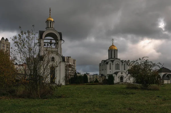 Temple Mother God Icon Joy All Sorry City Minsk — Stock Photo, Image