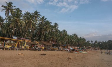 Palolem, Goa 'daki en güzel plajlardan biridir. Palmiye ağaçları, pitoresk tepeler ve berrak gök mavisi denizlerle kaplıdır.
