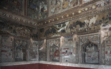 17. yüzyıl Bundi Sarayı ve Krishna 'nın 