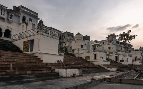 Pushkar Dos Lugares Sagrados Peregrinação Hinduísmo Ele Muitas Vezes Chamado — Fotografia de Stock