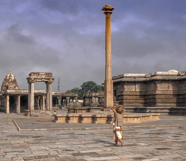 Świątynia Chennakeshava Belur Xii Wieczna Hinduska Świątynia Karnataka Indie — Zdjęcie stockowe