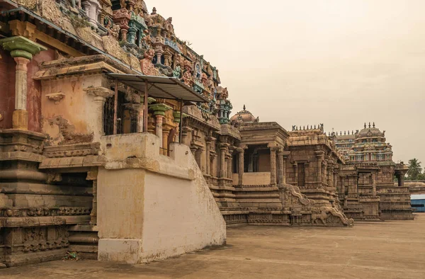 Kampaheshwarar Tapınağı, Lord Shiva 'ya adanmıştır, Tirubuvanam, Tamil Nadu, Hindistan.