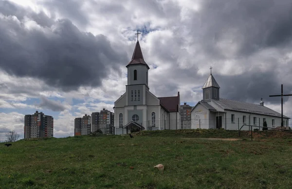 Kirche Der Gottesmutter Von Budslav Minsk — Stockfoto