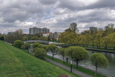 Svisloch nehir seti, Minsk, Belarus