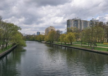 Svisloch nehir seti, Minsk, Belarus