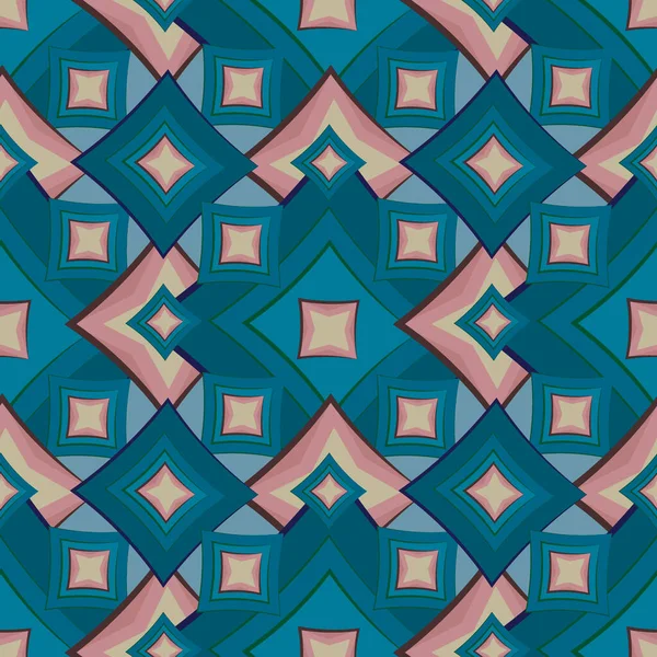 Απρόσκοπτη Υφή Μοτίβο Αφηρημένο Γεωμετρικό Μοτίβο Τετράγωνο Φόντο Χρωματιστά Διαμάντια — Διανυσματικό Αρχείο