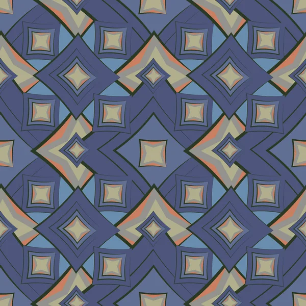Textura Sin Costuras Patrón Patrón Abstracto Geométrico Sobre Fondo Cuadrado — Archivo Imágenes Vectoriales