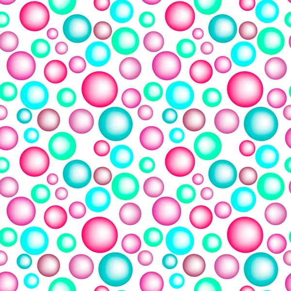 Textura Transparente Patrón Sobre Fondo Cuadrado Las Bolas Cristal Colores — Vector de stock