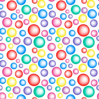 Kusursuz doku, kare arkaplanda desen - renkli cam toplar ya da sabun köpükleri.