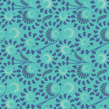 Kusursuz doku, kare arkaplanda desen - çiçekler ve yapraklar. Şekil verme. Web sitesi veya blog, duvar kağıdı, tekstil, ambalaj için arkaplan.