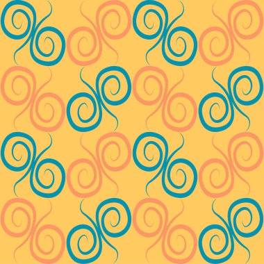 Kusursuz doku, kare arkaplanda desen - renkli bukleler. Soyutlama. Web sitesi veya blog, duvar kağıdı, tekstil, ambalaj için arkaplan.