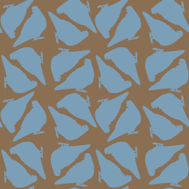 Kare arka plandaki pürüzsüz doku, güvercinler. Siluet Kuş. Web sitesi veya blog, duvar kağıdı, tekstil, ambalaj için arkaplan.