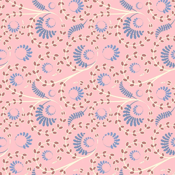 Kusursuz doku, kare arkaplanda desen - çiçekler ve yapraklar. Şekil verme. Web sitesi veya blog, duvar kağıdı, tekstil, ambalaj için arkaplan.