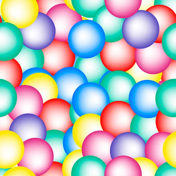 Seamless Texture Pattern Square Background Colored Glass Balls Soap Bubbles — Stock Photo, Image