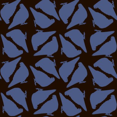 Kare arka plandaki pürüzsüz doku, güvercinler. Siluet Kuş. Web sitesi veya blog, duvar kağıdı, tekstil, ambalaj için arkaplan.