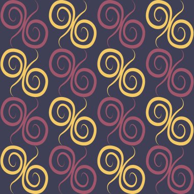 Kusursuz doku, kare arkaplanda desen - renkli bukleler. Soyutlama. Web sitesi veya blog, duvar kağıdı, tekstil, ambalaj için arkaplan.