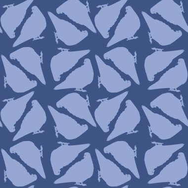 Kare arka plandaki pürüzsüz doku, güvercinler. Siluet Kuş. Web sitesi veya blog, duvar kağıdı, tekstil, ambalaj için arkaplan.