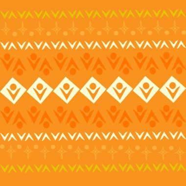 Kare arkaplanda stilize edilmiş geometrik desen. Şekil ver. Etnik. Basit halı tasarımı. Sanat