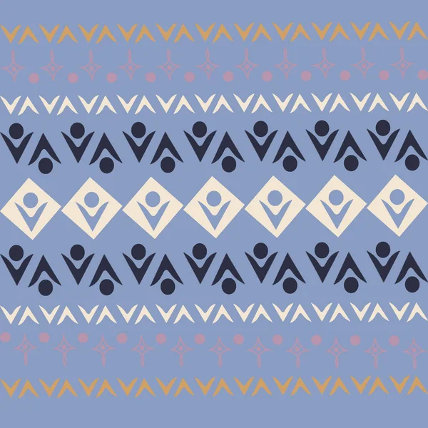 Gestileerd Geometrisch Patroon Een Vierkante Achtergrond Vorm Etnisch Design Element — Stockfoto