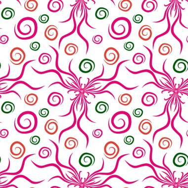 Kusursuz doku, kare arkaplanda sonsuz desen. Su altı dünyasının bitki motifleri, algler ve kabarcıklar. Mistisizm ve Gerçeküstü. Kare arkaplanda bir resim. İç mimari, dekorasyon ve internet tasarımı. Bir si için arkaplan