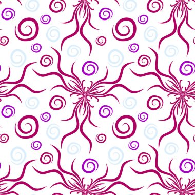 Kusursuz doku, kare arkaplanda sonsuz desen. Su altı dünyasının bitki motifleri, algler ve kabarcıklar. Mistisizm ve Gerçeküstü. Kare arkaplanda bir resim. İç mimari, dekorasyon ve internet tasarımı. Bir si için arkaplan