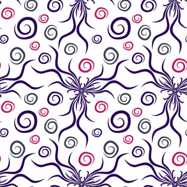 Kusursuz doku, kare arkaplanda sonsuz desen. Su altı dünyasının bitki motifleri, algler ve kabarcıklar. Mistisizm ve Gerçeküstü. Kare arkaplanda bir resim. İç mimari, dekorasyon ve internet tasarımı. Bir si için arkaplan