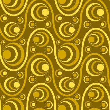 Kusursuz desen, kare arkaplanda sonsuz doku - renkli dalgalar ve daireler - grafikler. Muhteşem bir dünya. Gerçeküstü. Tasarım elemanları. Web sitesi, blog, duvar kağıdı, tekstil, ambalaj için arkaplan.