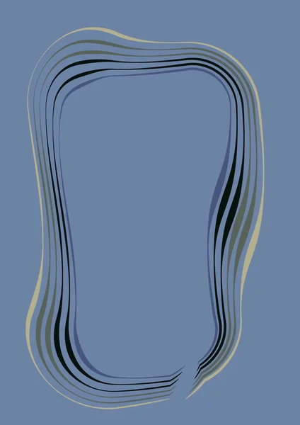 A4シート上のカプロンテープのフレーム シュールな グラフィック 肘カバー モバイルアプリ ウェブサイト デザイン要素の装飾 — ストックベクタ