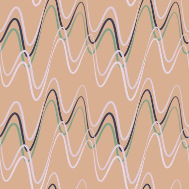 Kusursuz bir şablon, kare arkaplanda sonsuz bir doku - elektrik veya müzik dalgaları. Ses. İç tasarım, site ya da blog için arka plan, kumaş, tekstil, duvar kağıdı, ambalaj. Biçimli illüstrasyon, grafikler.