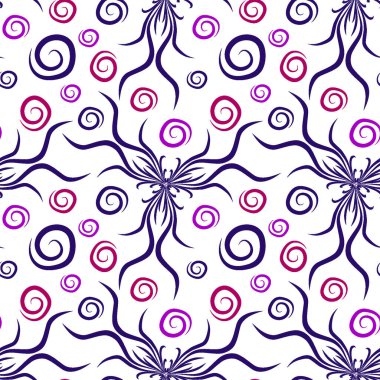 Kusursuz doku, kare arkaplanda sonsuz desen. Su altı dünyasının bitki motifleri, algler ve kabarcıklar. Mistisizm ve Gerçeküstü. Kare arkaplanda bir resim. İç mimari, dekorasyon ve internet tasarımı. Bir si için arkaplan